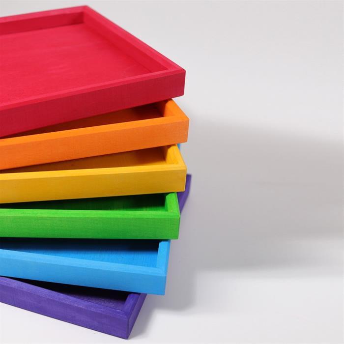 Produktbild Grimm's 10134 Regenbogen Holzrahmenset