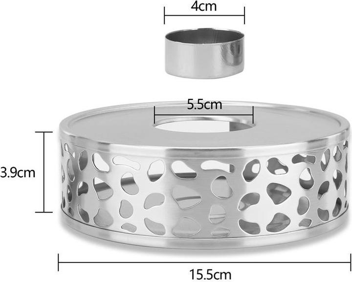 Actual product image Intirilife Teapot Warmer in SILVER
