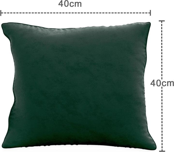 Immagine prodotto Intirilife 2x Copricuscini in velluto 40x40 cm (40 x 40 cm)