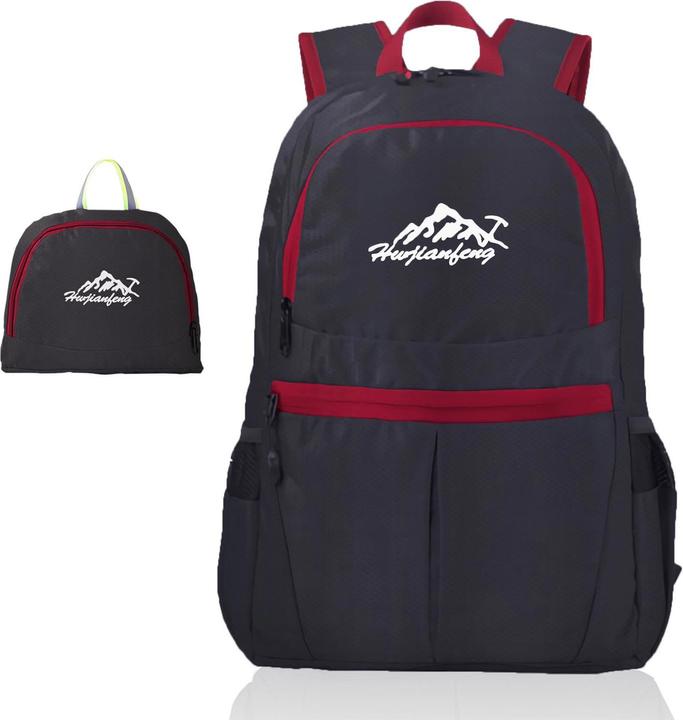 Intirilife Faltbarer Rucksack in Schwarz (36 l)