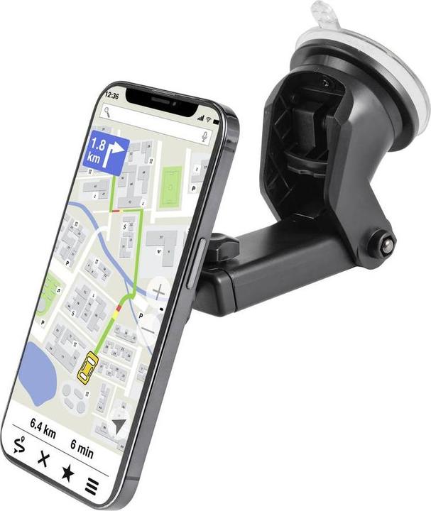 Actual product image Renkforce RF-MMPH-001 Suction Cup Mobile Car Mount Magnetic Attachment