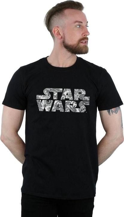 Produktbild Star Wars Ornamental Logo TShirt (3XL)