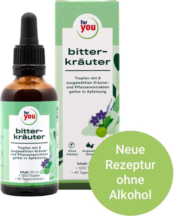 Produktbild For You bitterkräuter tropfen (1 Stück, Tropfen)