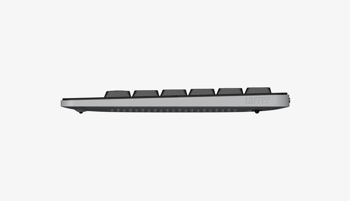 Produktbild Lofree OE920 EDGE 84-Key dual mode low-profile mechanical keyboard-Metallic Silver (US)