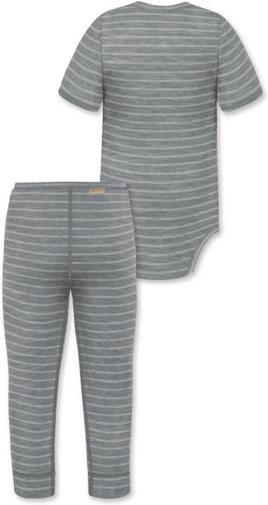 Actual product image Normani Baby merino short-sleeved body "Tihoi" and trousers "Tutira" - 9613 (86)