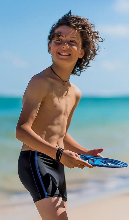 Immagine prodotto Nenurodyta Costumi da bagno FASHY per ragazzi, BASIC 24008, nero, 116cm (116)