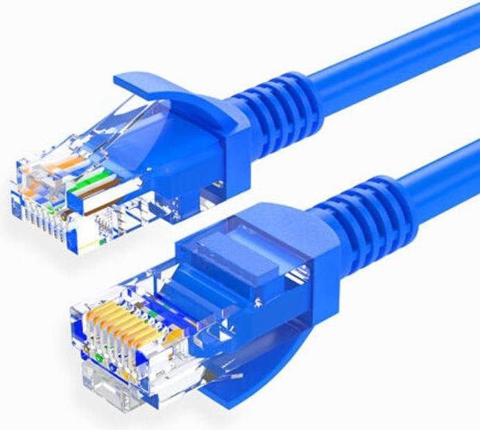 Immagine prodotto JTI 200 cm di cavo Ethernet/rete Cat5e 1000 Mbit/s - Blu (S/UTP, CAT5e, 2 m)