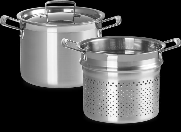 Image du produit Le Creuset Marmite à pâtes avec insert (Casserole, Aluminium, Acier inoxydable)
