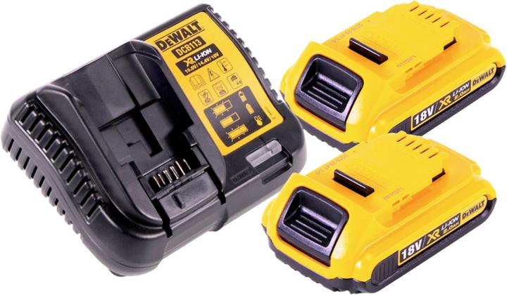 Actual product image DeWalt DCS 570 D2 Battery hand-held circular saw 18 V 184 mm Brushless + 2x battery 2.0 Ah + charger