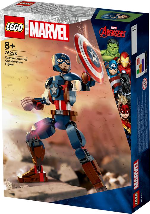 Image du produit LEGO Figurine de construction Captain America (76258, LEGO Marvel)