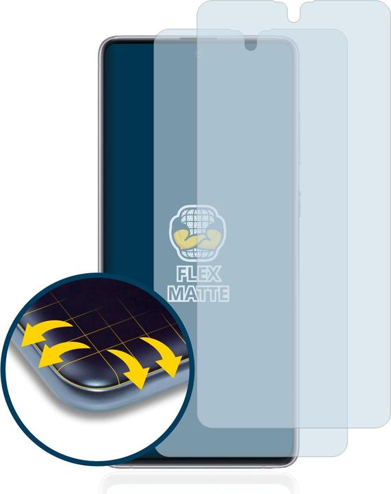 Actual product image BROTECT Full-Cover Protector Matte (2 Piece, Samsung Galaxy Note 10 Lite)