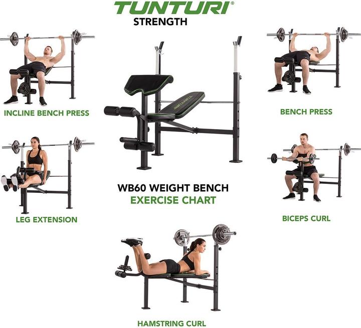 Actual product image Tunturi Olympische Hantelbank WB60