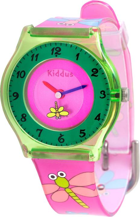 Actual product image Kiddus Time Teacher Dragonfly (Analogue wristwatch, 33 mm)