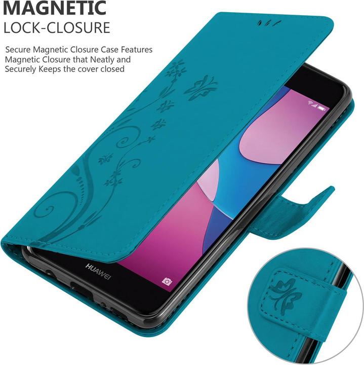 Immagine prodotto Cadorabo Custodia Flower Book (Huawei Y6 Pro (2017))