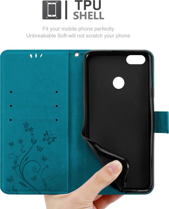 Immagine prodotto Cadorabo Custodia Flower Book (Huawei Y6 Pro (2017))