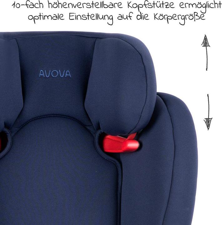 Actual product image Avova Child seats 15-36 kg Child seat Star-Fix i-Size 100 cm - 150 cm / 3 years (Booster seat, ECE R129/i-Size Standard)