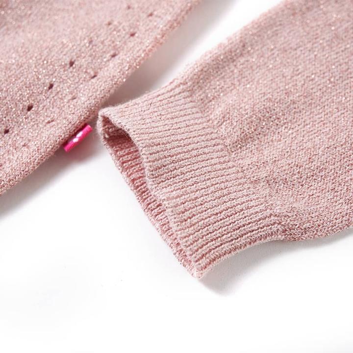 Produktbild VidaXL Kinder-Strickjacke Zartrosa 104,Material: 97 % Baumwolle. 3 (104)