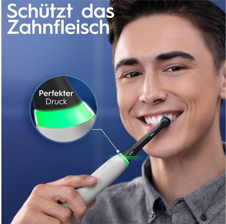 Actual product image Oral-B Elektrische Zahnbürste iO Series6 Grey Opal (Oscillating toothbrush)