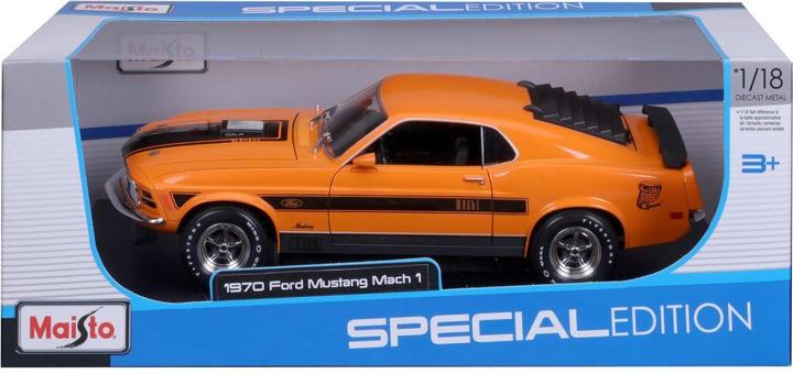 Produktbild Maisto Ford Mustang Mach 1 1970 1/18 orange