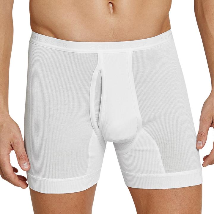 Immagine prodotto Schiesser Confezione da 2 pantaloni Original Classics a doppia costina corti (M, Confezione da 2)