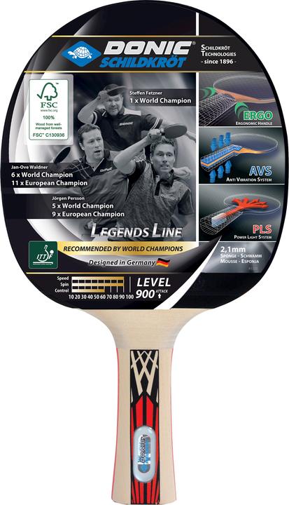Donic Schildkröt Tischtennisschläger Legends 900
