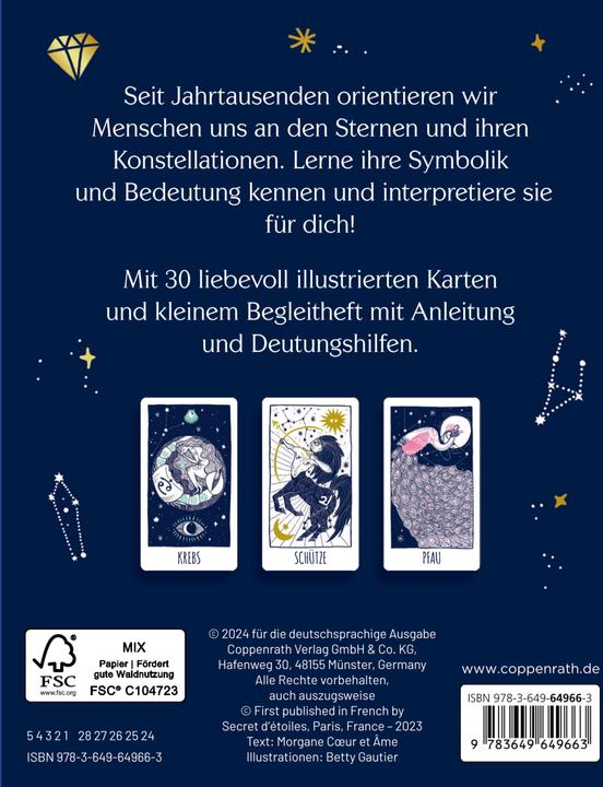Actual product image Mein kleines Sternorakel (German, Morgane Coeur Ame, Betty Gautier, 2024)