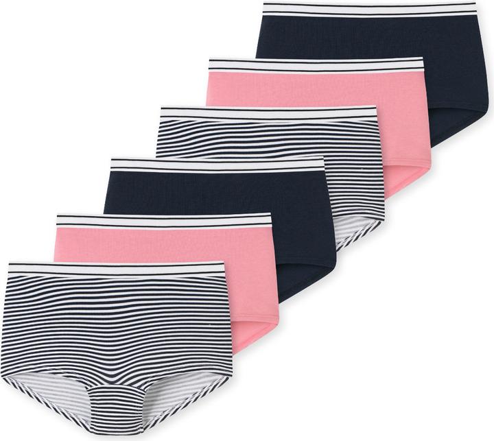 Produktbild Schiesser 6er Pack Teens Girls 95/5 Organic Cotton Shorts (140, 6er Pack)