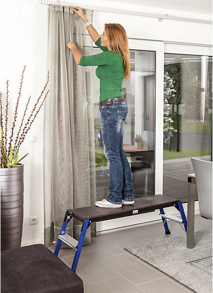 Actual product image Krause StepTop working platform, working height 2.45 m, platform size 1100 x 300 mm. (Platform ladder, 140 cm)