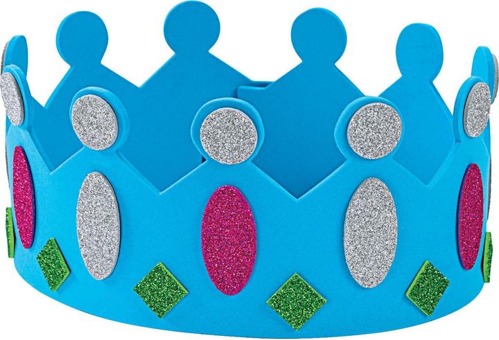 Actual product image Colorations Colouring - Make and decorate your own foam crown, set of 1