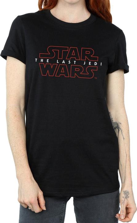 Immagine prodotto Star Wars The Last Jedi Logo Maglietta Ampia Donna (S)