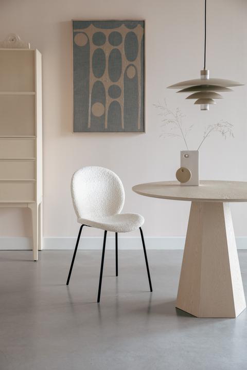Actual product image Zuiver Pilar Table Brown Rice (100 x 100 x 76 cm)