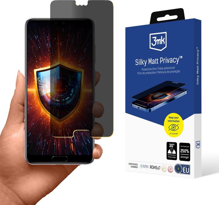 Produktbild 3MK Folia ochronna prywatyzujÄ ca matowa Silky Matt Privacy na Huawei P20 (Cubot P20)