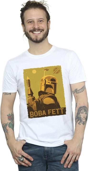 Image du produit Star Wars - T-shirt THE BOOK OF BOBA FETT PLANETARY STARE - Homme (M)