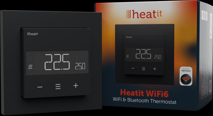 Produktbild Heatit WiFi6 Thermostat (Black Matt)