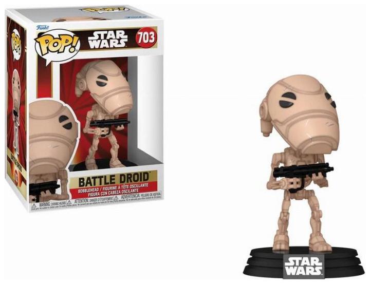 Produktbild Funko Star Wars: Episode I - Die dunkle Bedrohung Anniversary POP! Vinyl Figur Battle Droid 9 cm