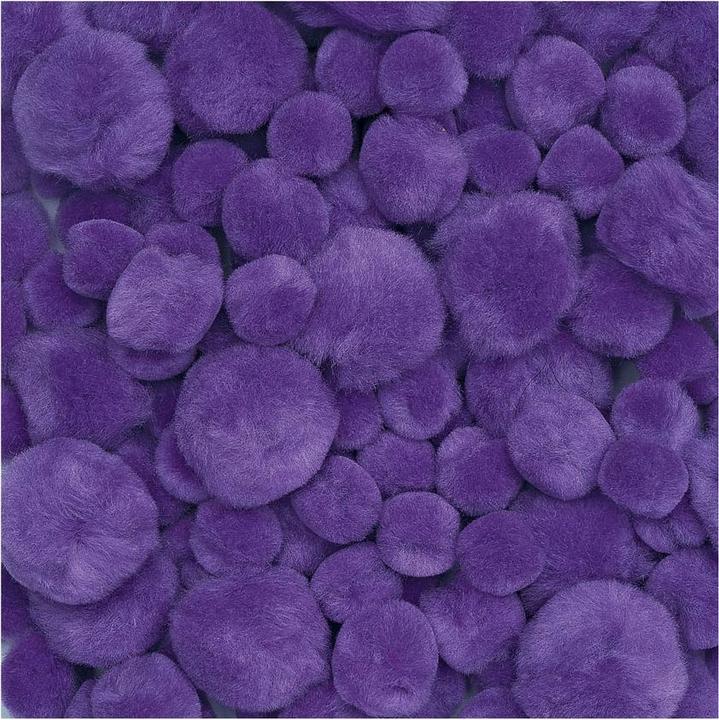 Produktbild Colorations Färbungen – Pom Poms Lila, 100 Stück.