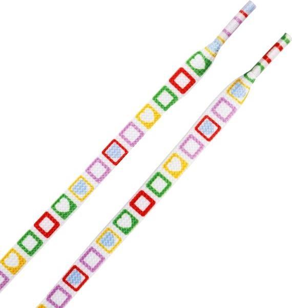 Etichetta energetica LaceGodZ 1 Paar HeartBeat Collection Schnürsenkel (100 cm)