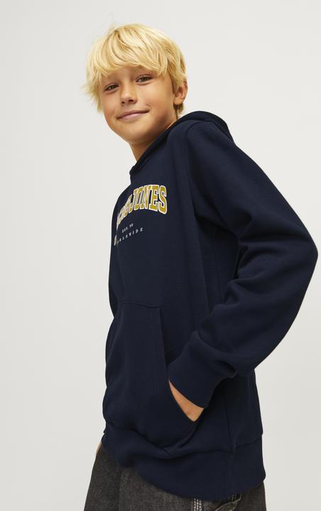 Actual product image Jack & Jones Jjecaleb Varsity Sweat Hood Noos Jnr (140)