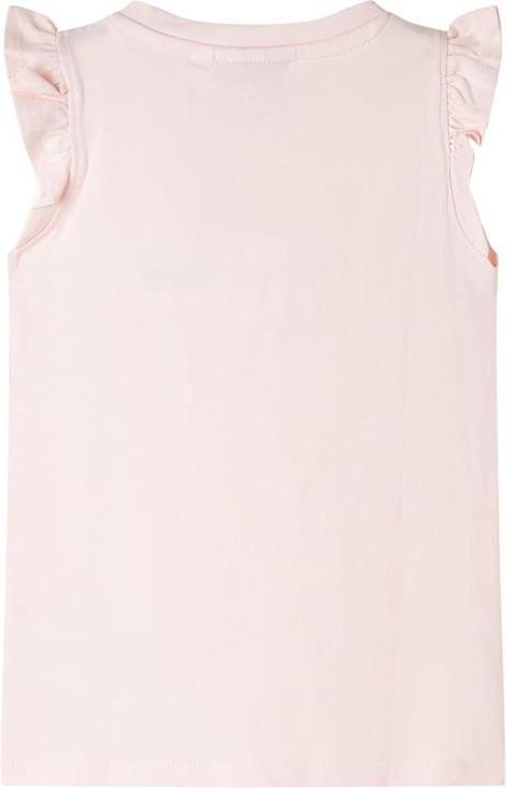 Actual product image VidaXL Children's T-shirt with ruffled sleeves pale pink 104.Material (104)