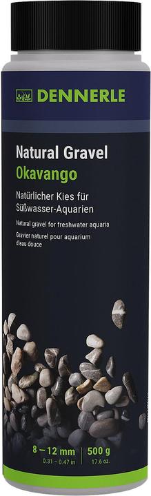 Produktbild Dennerle Natural Gravel Okavango, 8-12mm, 500g (Kies, Stein)