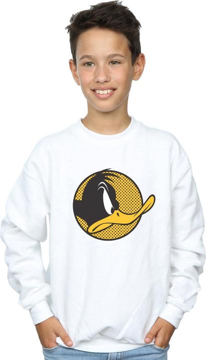 Produktbild Looney Tunes Daffy Duck Dotted Profile Sweatshirt Jungen (152, 158)