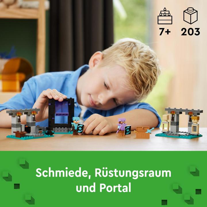 Produktbild LEGO Die Waffenkammer (21252, LEGO Minecraft)