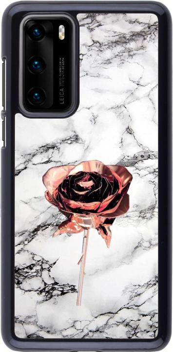 Produktbild PhoneLook Hülle Marble Rose Gold (Huawei P40)