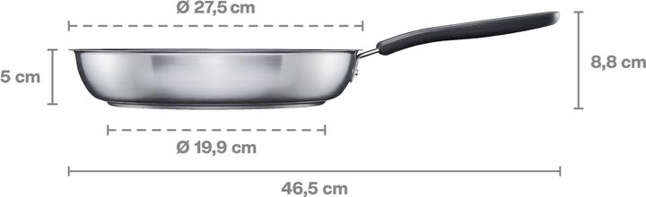 Produktbild Fiskars Pan Frying (26 cm, Bratpfanne, Edelstahl)
