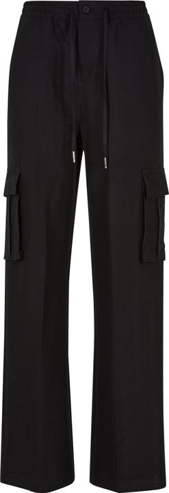Urban Classics Ladies Vicose Straight Leg Cargo Pants