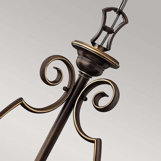 Immagine prodotto Elstead Lighting Lampadario Cello E27 a 6 luci in bronzo antico (80.60 cm)