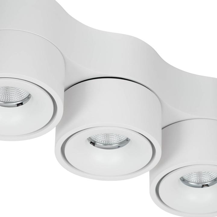 Produktbild Arcchio Rotari LED-Deckenleuchte, Linsen, 3-fl. (2400 lm)