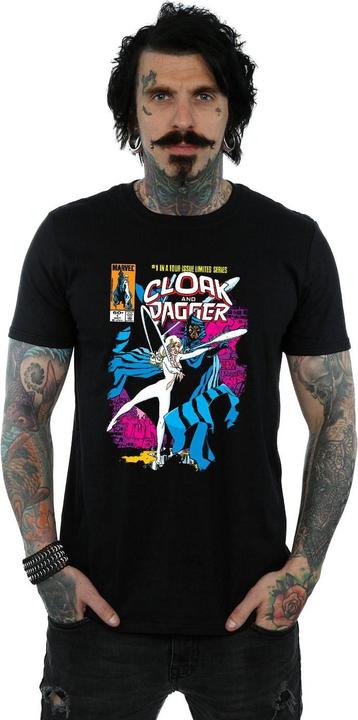 Immagine prodotto Cloak & Dagger Maglietta in cotone con copertina a fumetti (XL)