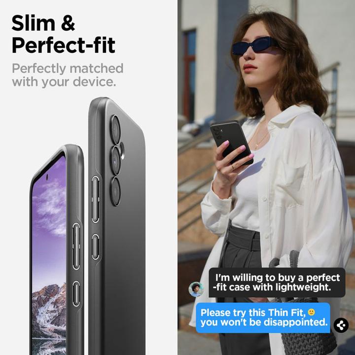 Produktbild Spigen Thin Fit Case für A546B Samsung Galaxy A54 - black (Samsung Galaxy A54 5G)