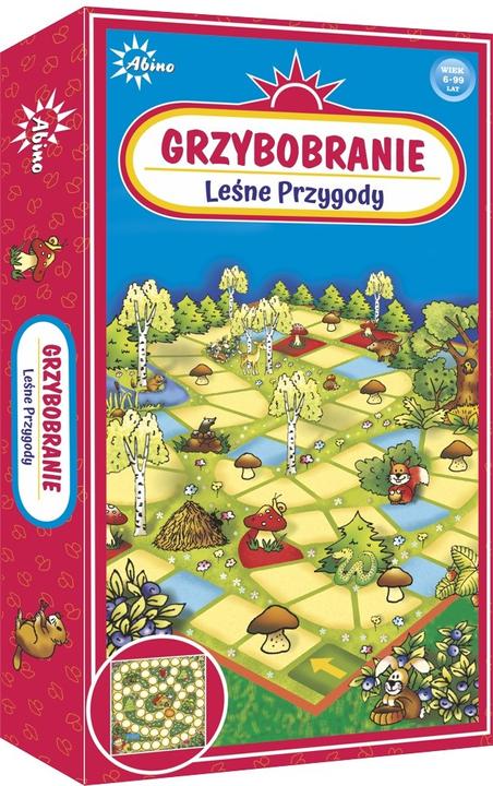 Actual product image Nenurodyta Abino mushroom picking board game